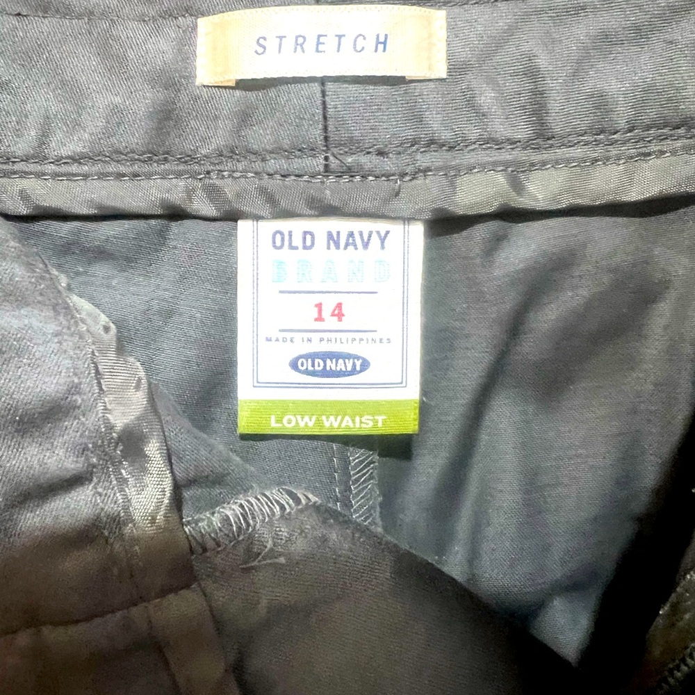Old Navy size 14 low waist grey pants NWOT